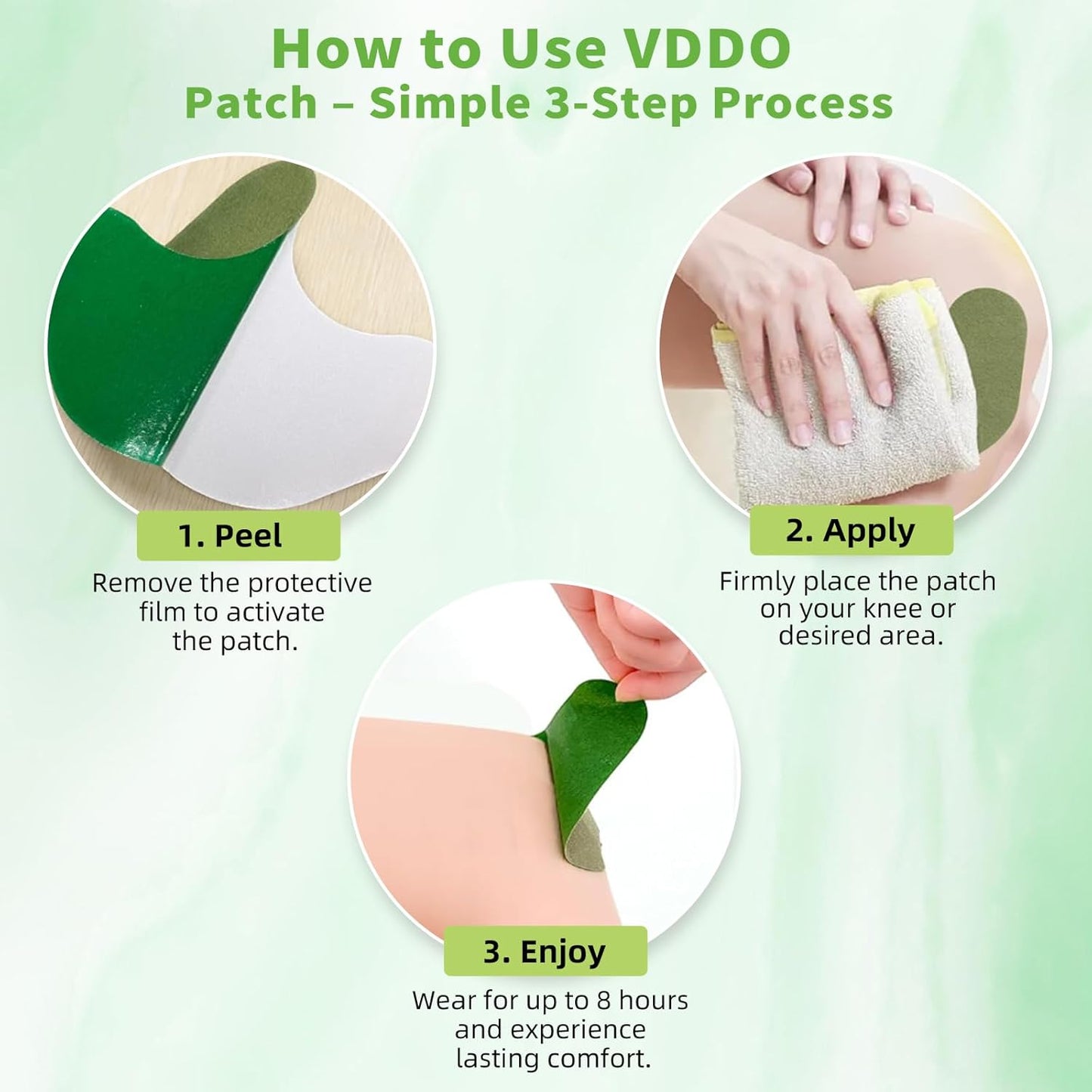 OrthoVeda™ | Herbal Knee Patches | Long-Lasting Relief for Knee Pain & Stiffness